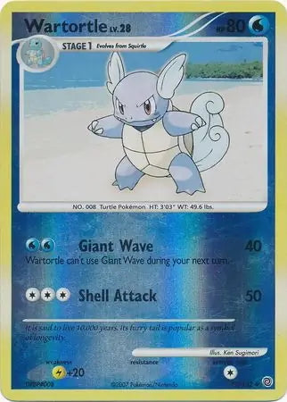 Secret Wonders Wartortle #75/132 reverse holo